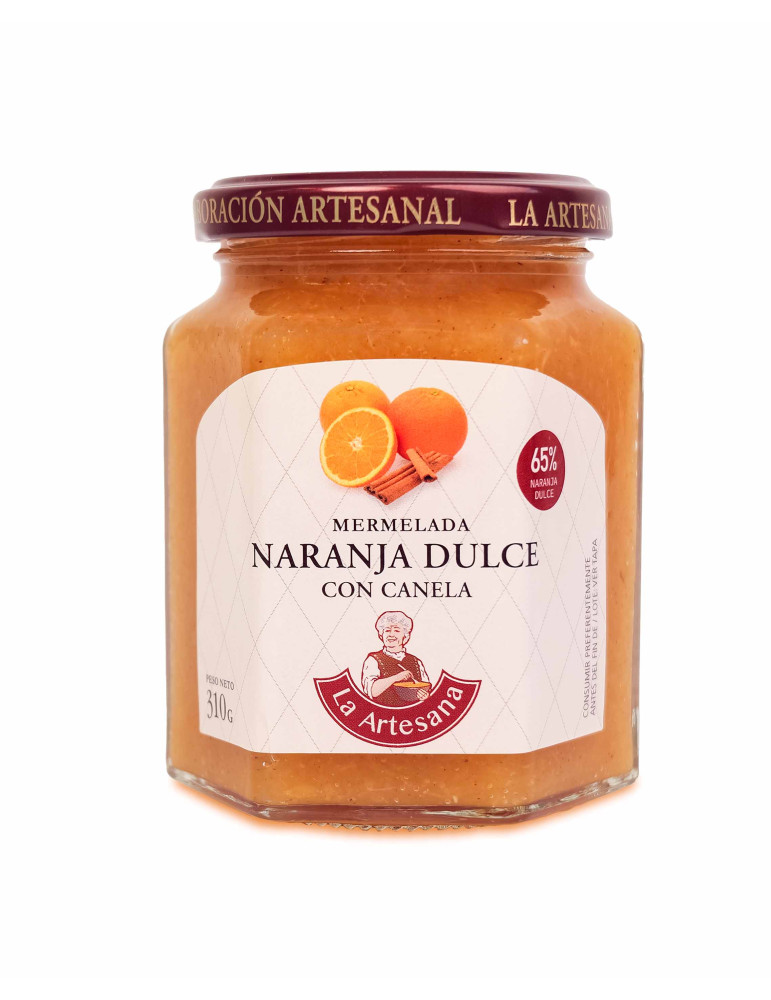 Mermelada de naranja dulce con canela